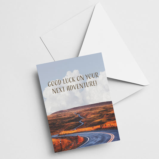 "Good Luck on Your Next Adventure" Greeting Cards (Set of 3)